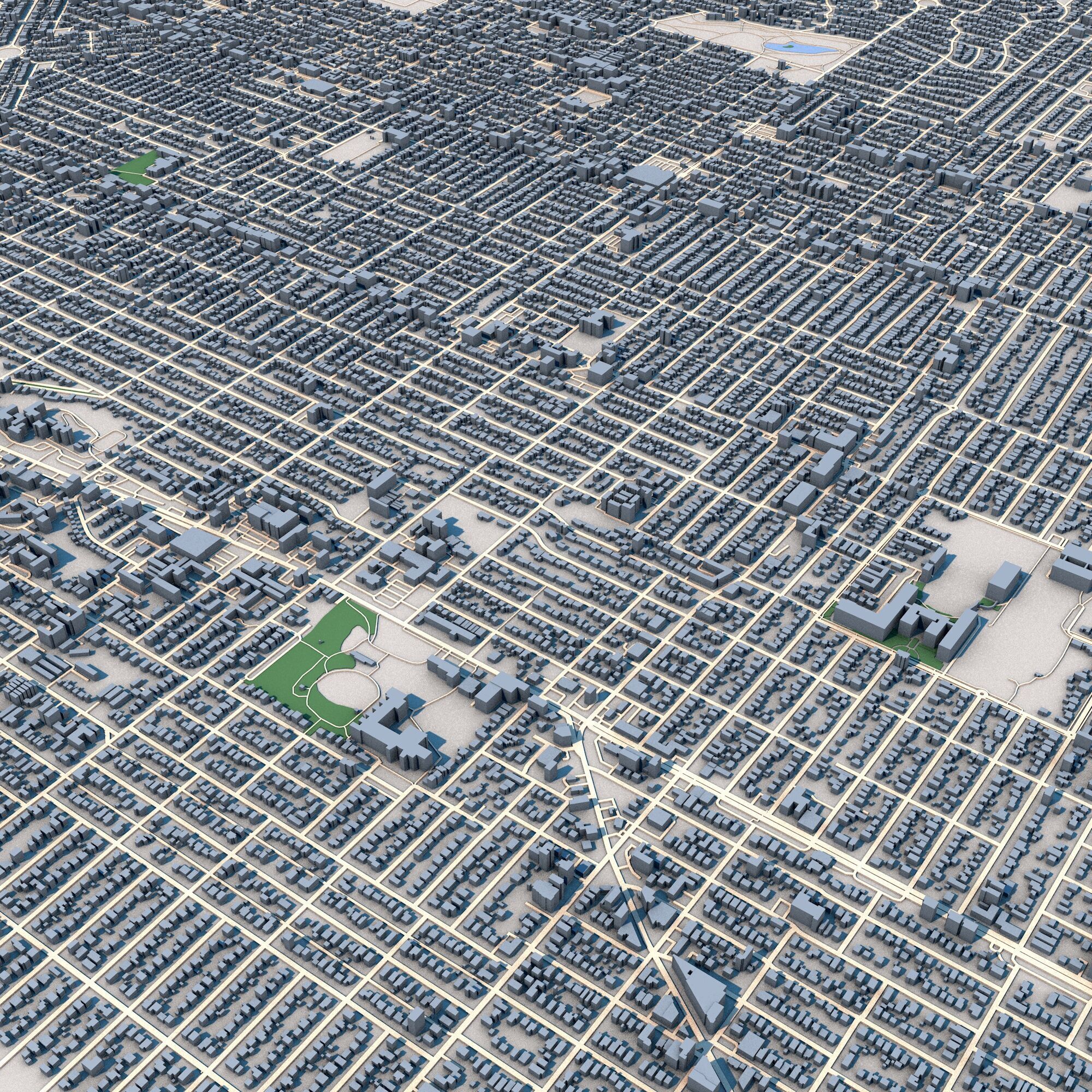 Portland City Oregon United States 3D model_5