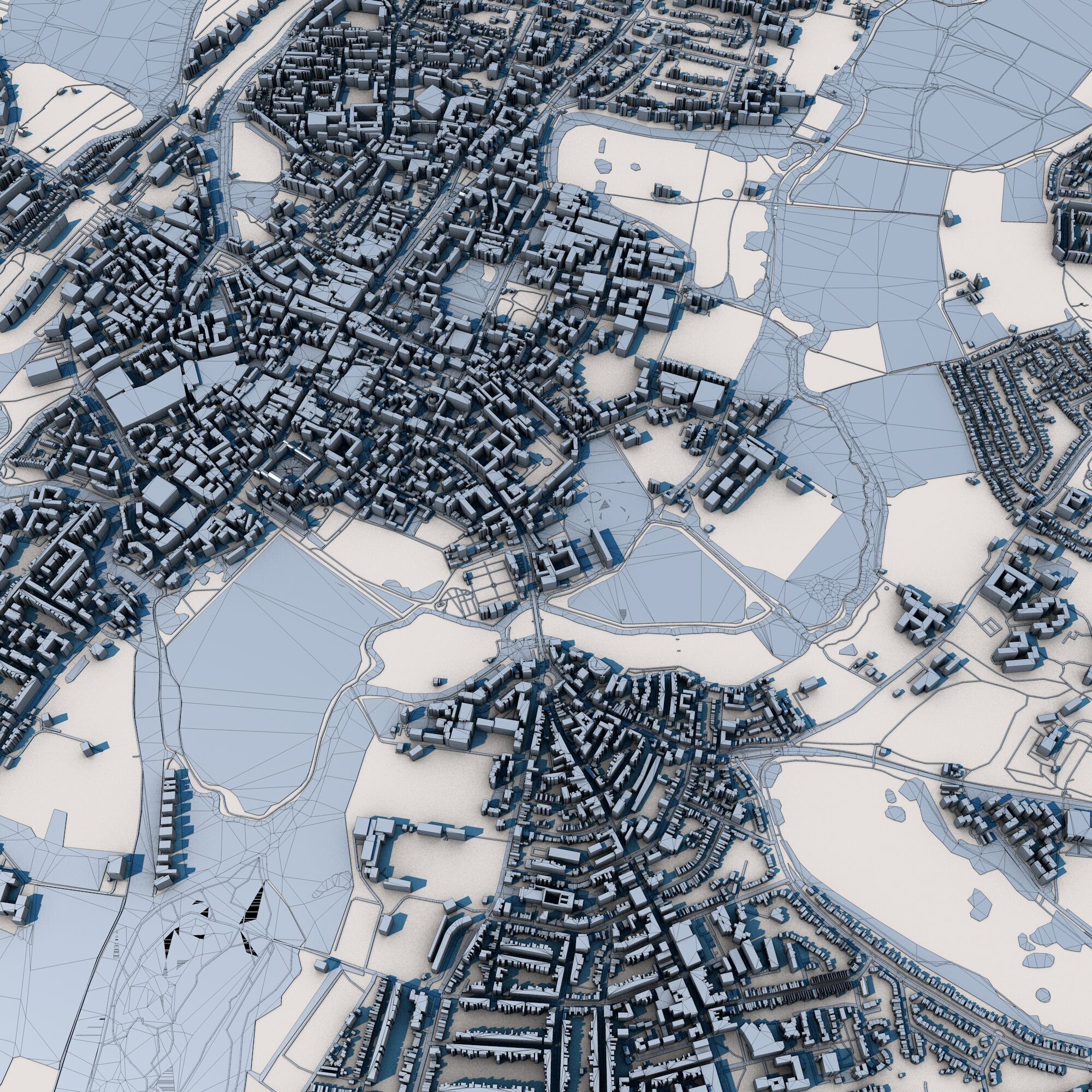 Oxford City United Kingdom 3D model_11