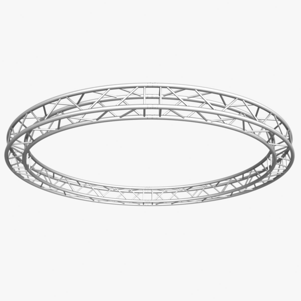 Circle Square Truss - Full diameter 400cm 3D model_1