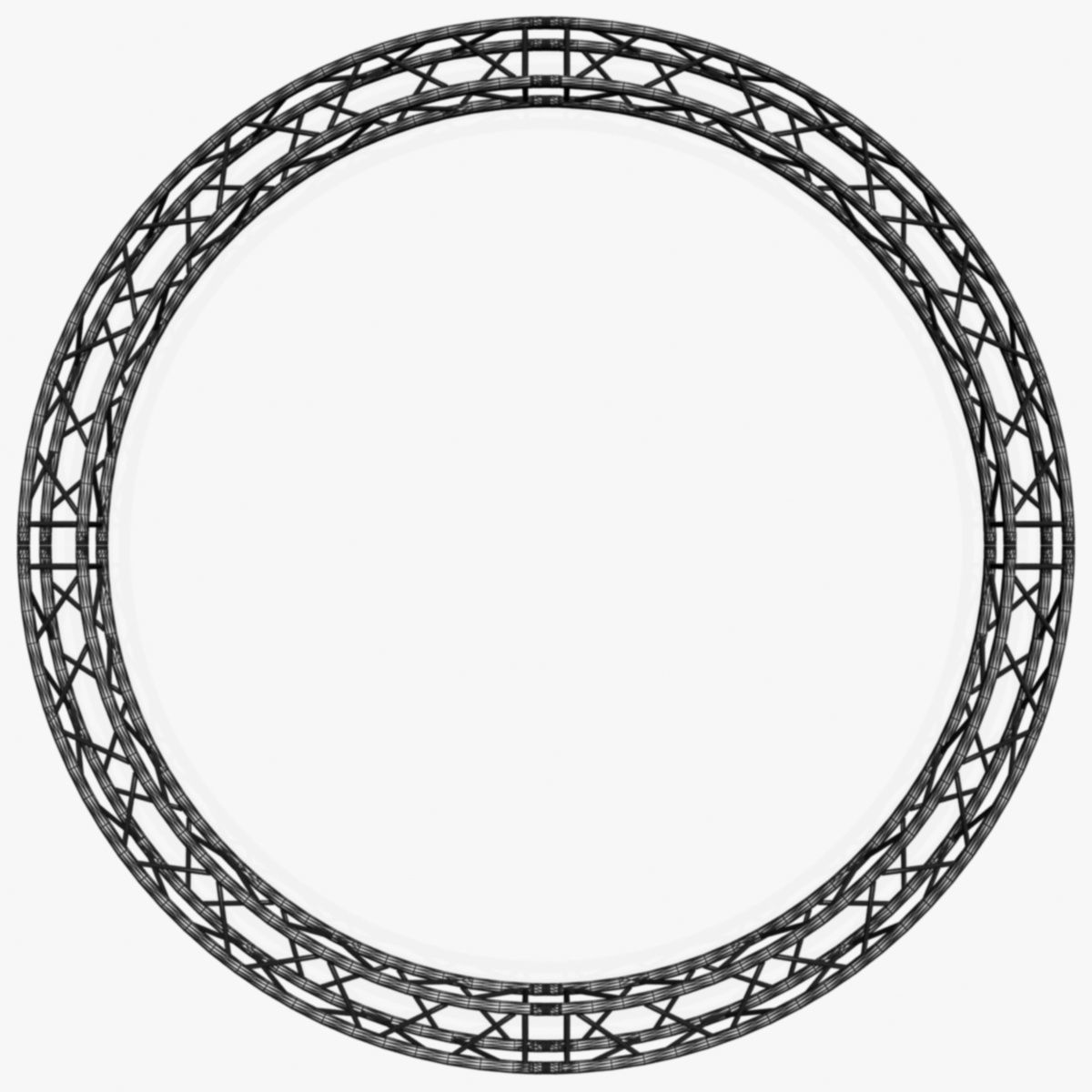 Circle Square Truss - Full diameter 400cm 3D model_8