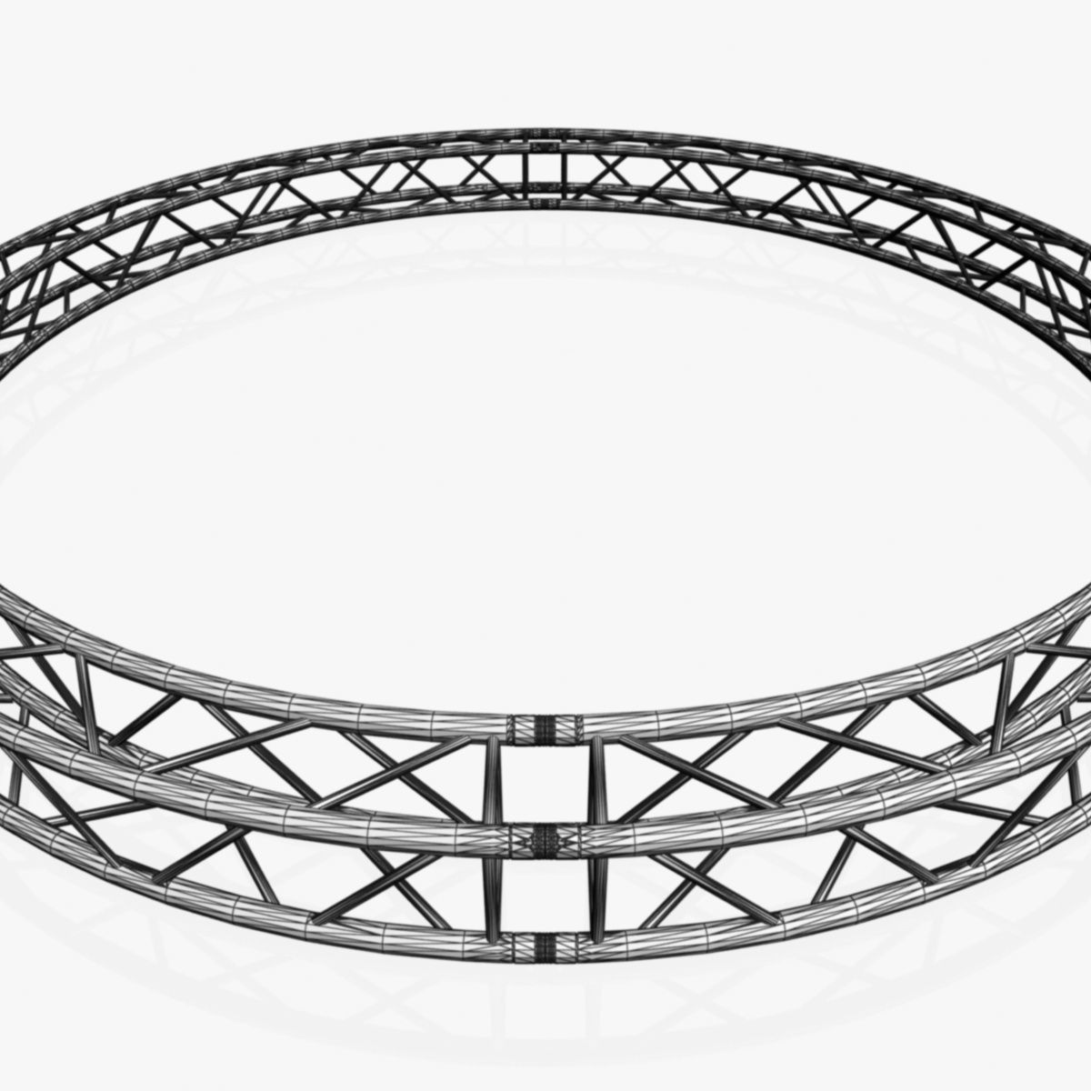 Circle Square Truss - Full diameter 400cm 3D model_10