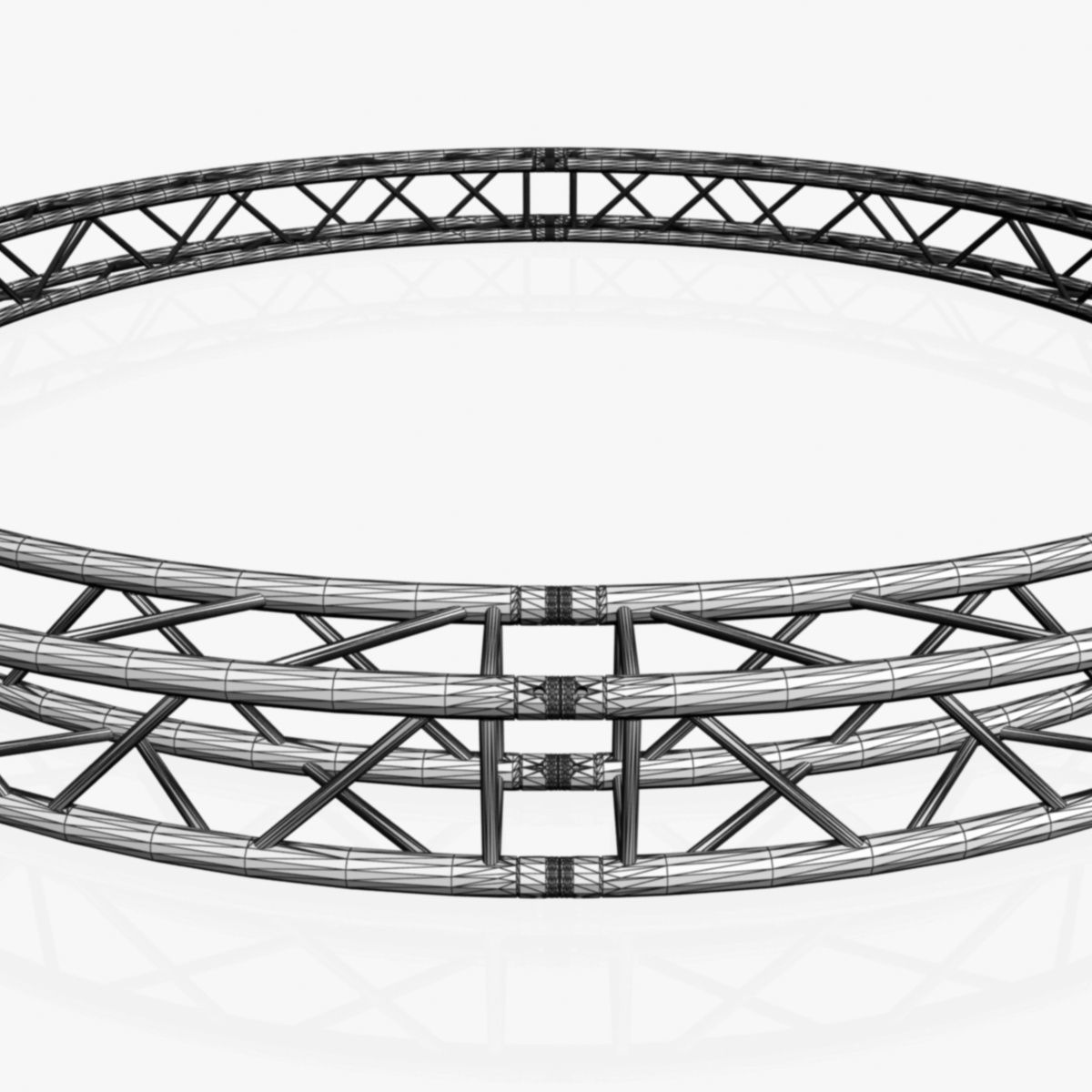 Circle Square Truss - Full diameter 400cm 3D model_9