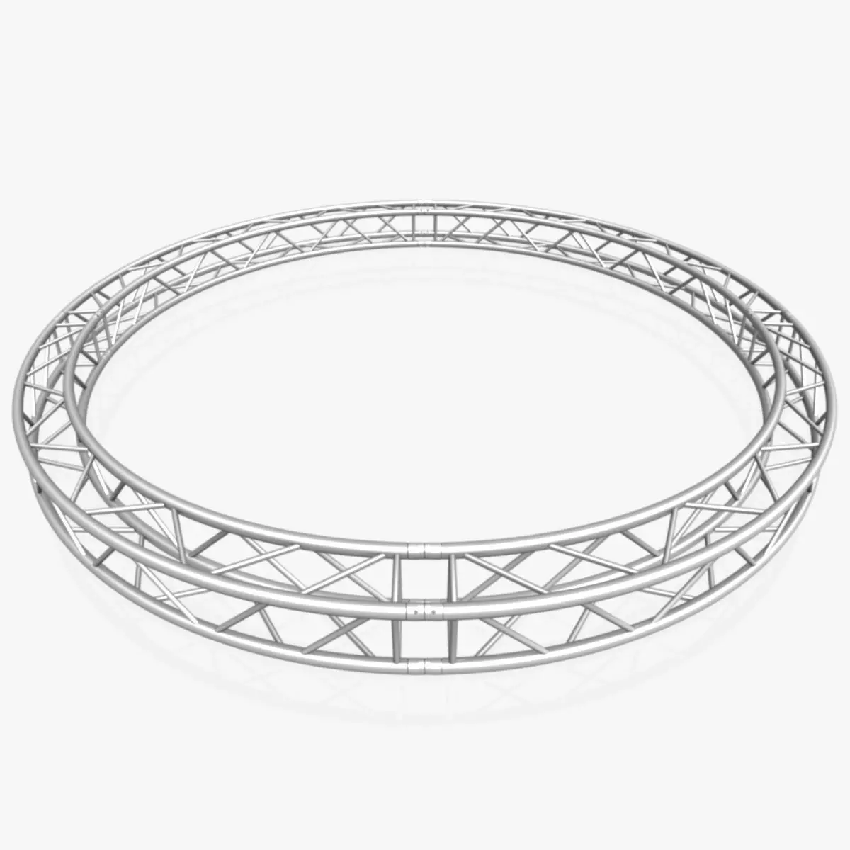 Circle Square Truss - Full diameter 400cm 3D model_0