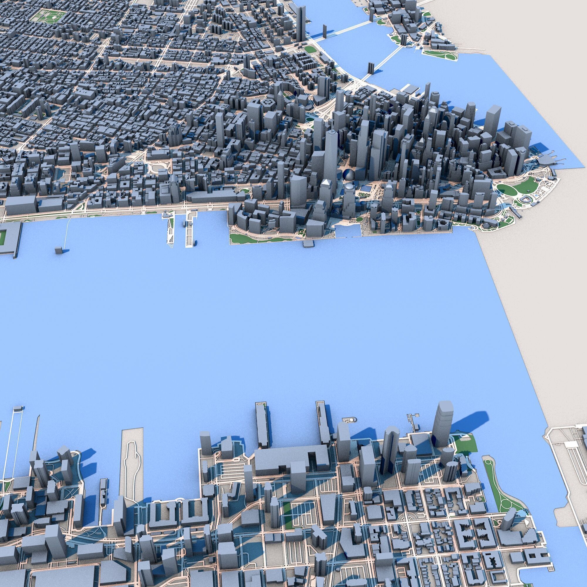 New York - Manhattan 3D model_10