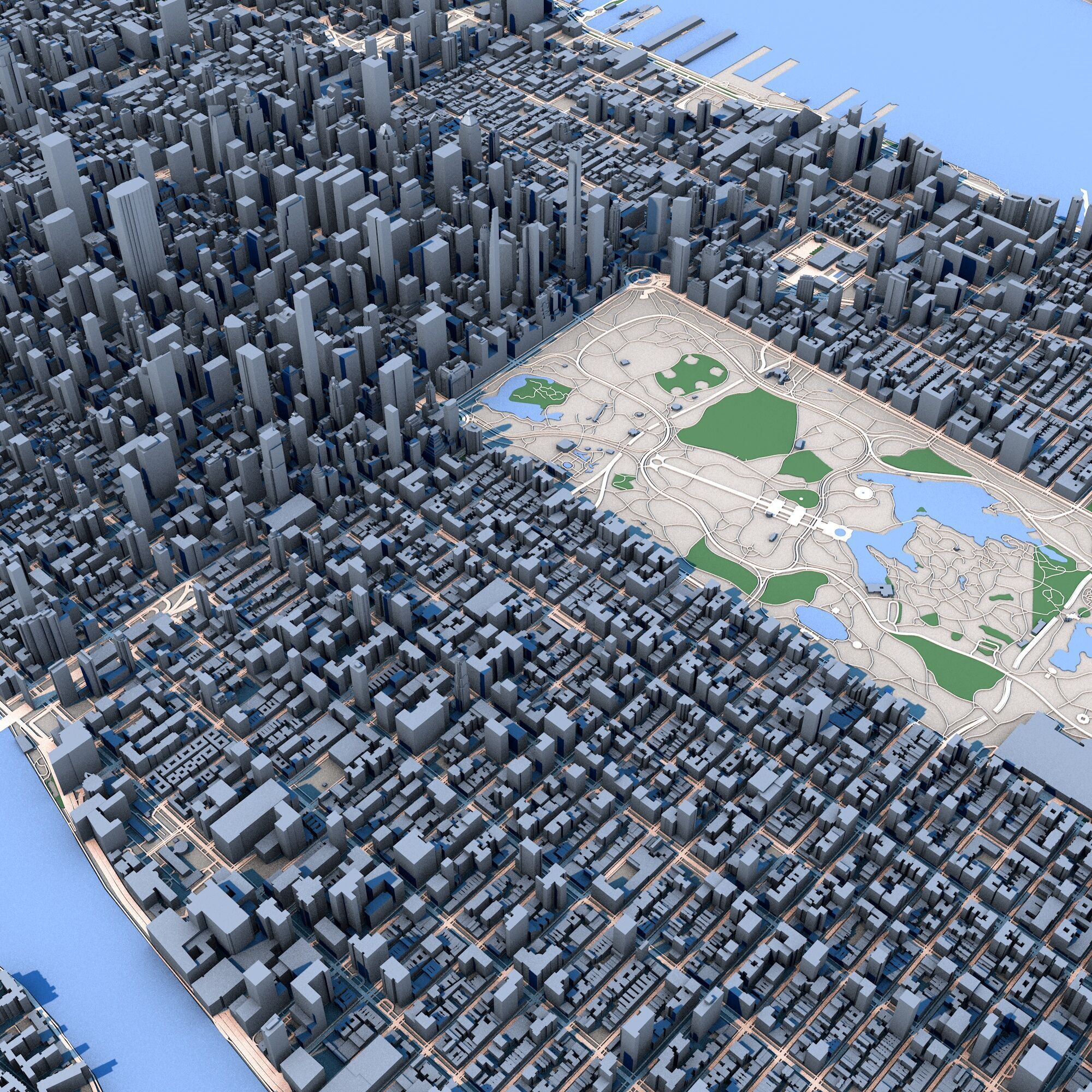New York - Manhattan 3D model_7