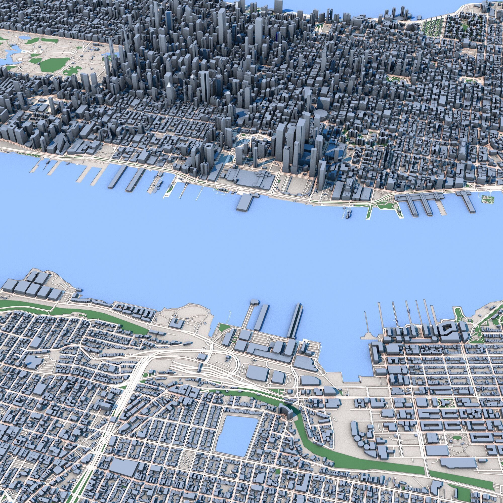 New York - Manhattan 3D model_9