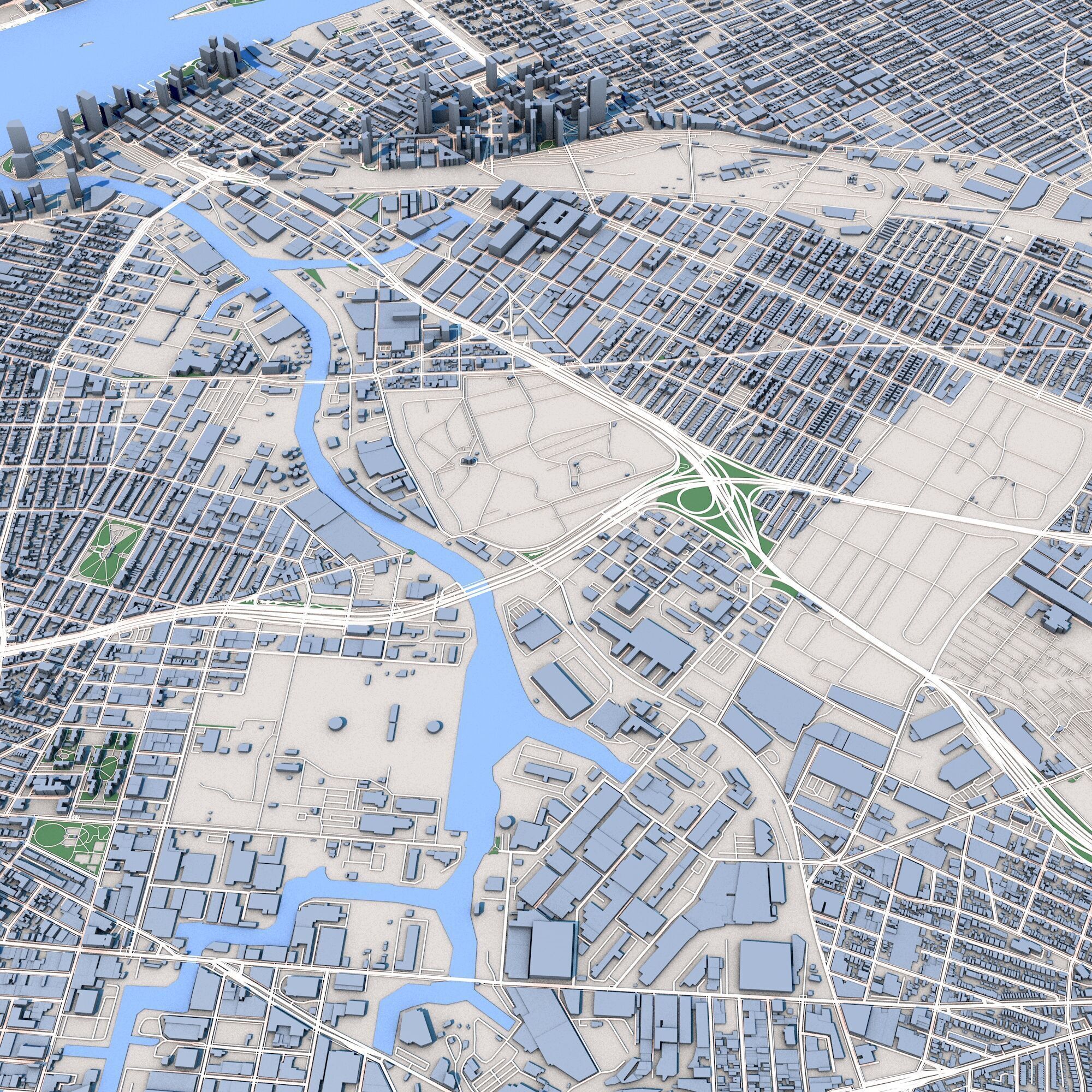 New York - Manhattan 3D model_6