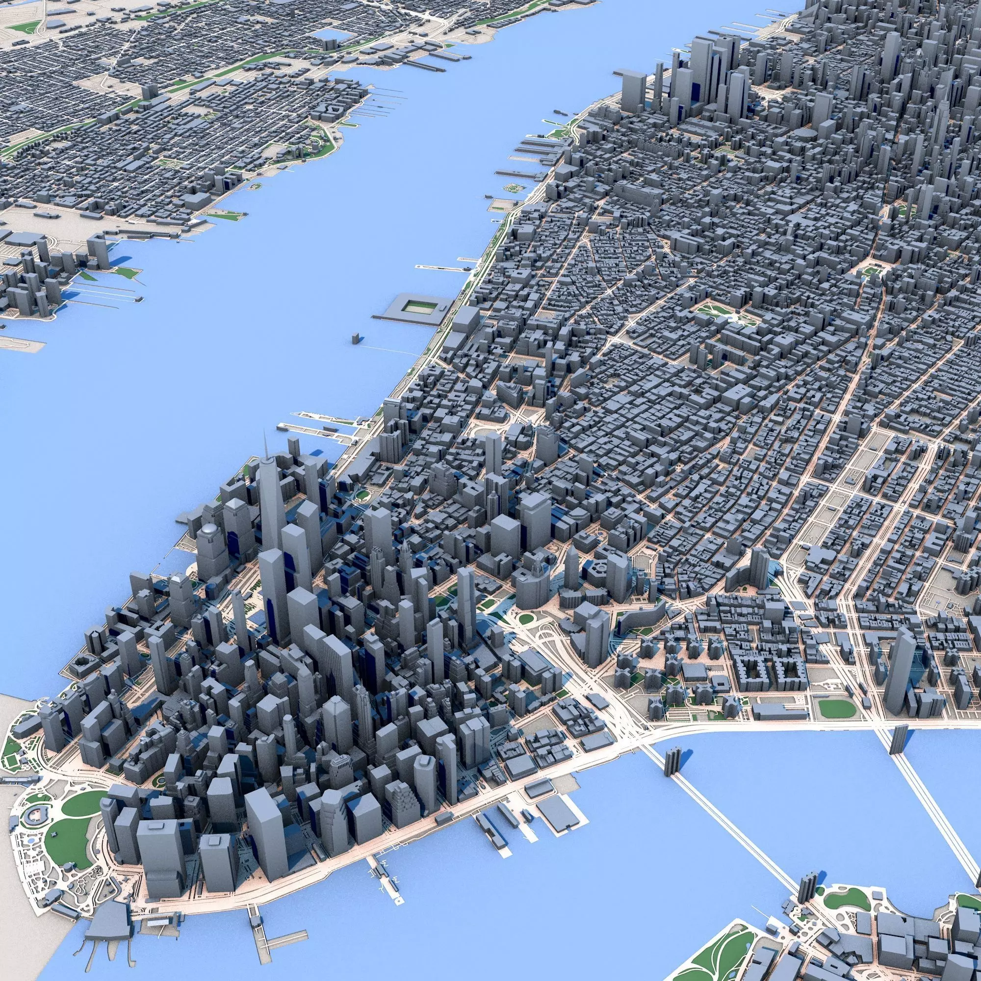 New York - Manhattan 3D model_0