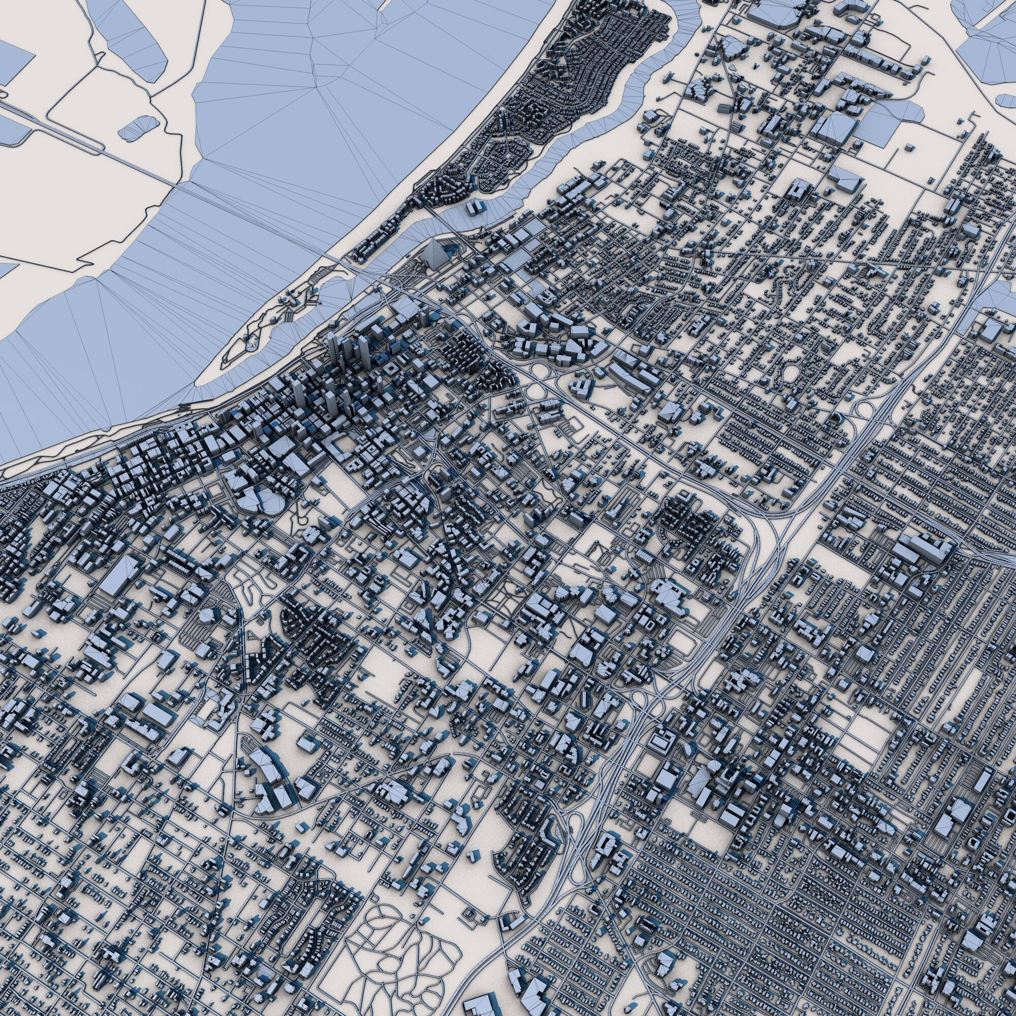 Memphis City Tennessee 3D model_10