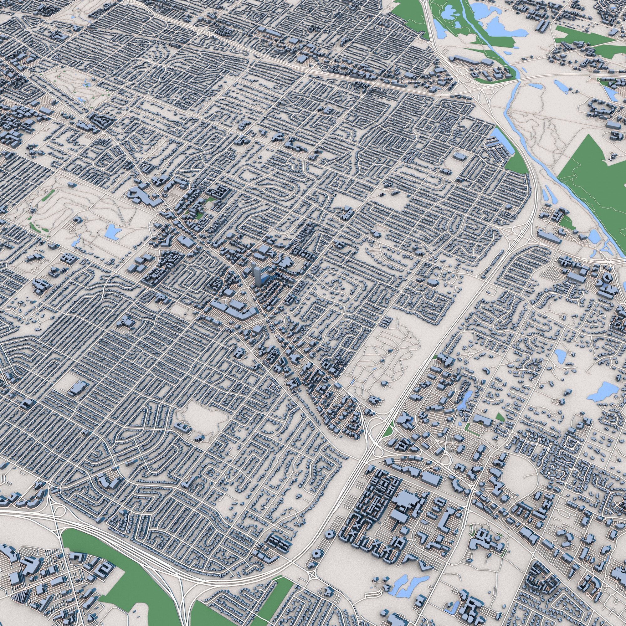 Memphis City Tennessee 3D model_3