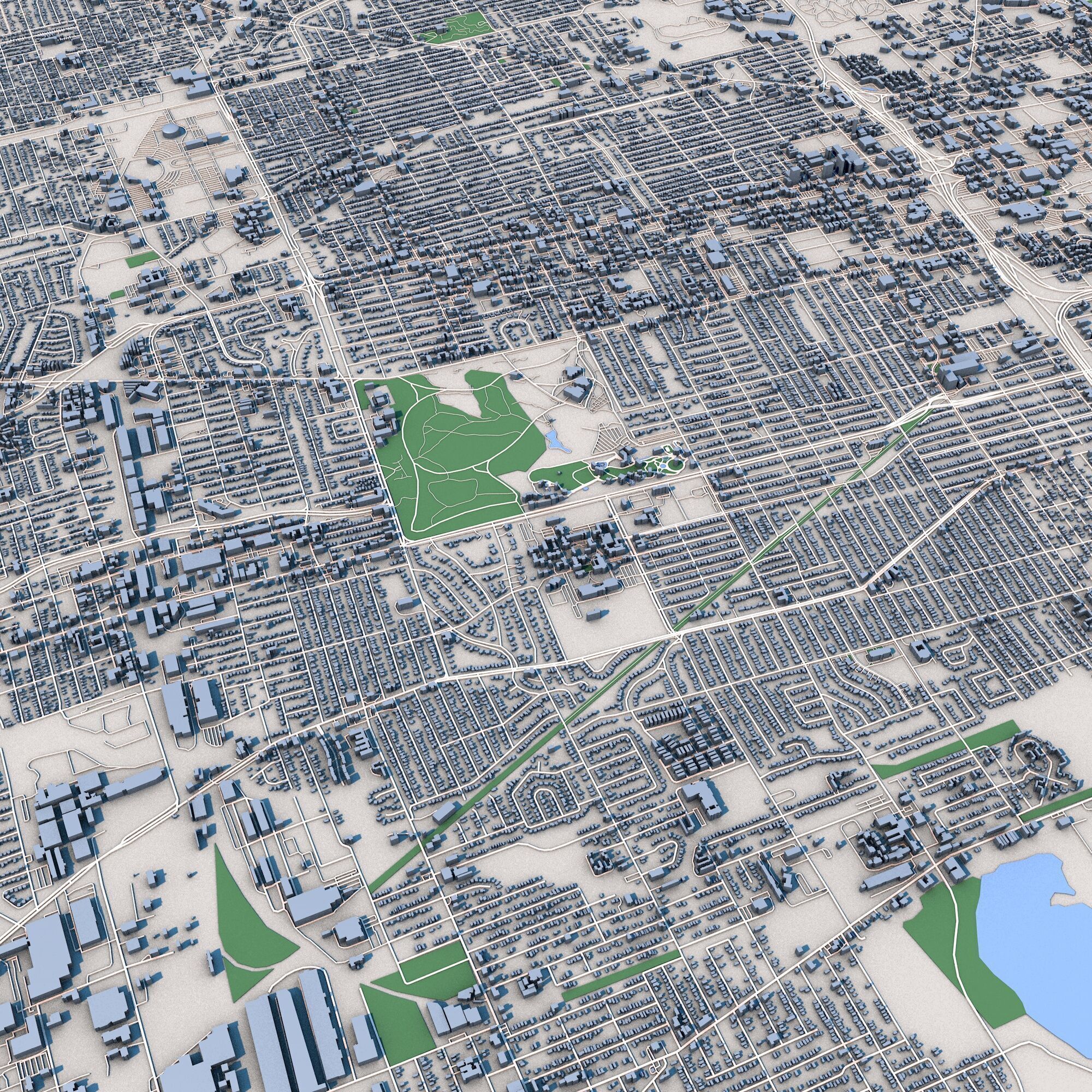 Memphis City Tennessee 3D model_5