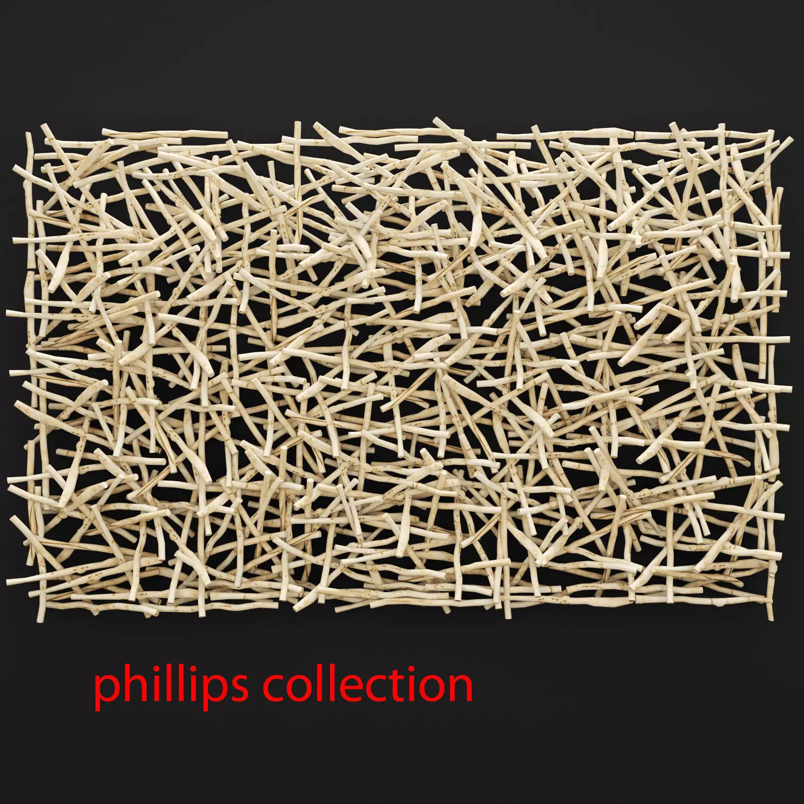 Stick Wall Art 3D 3D model_0