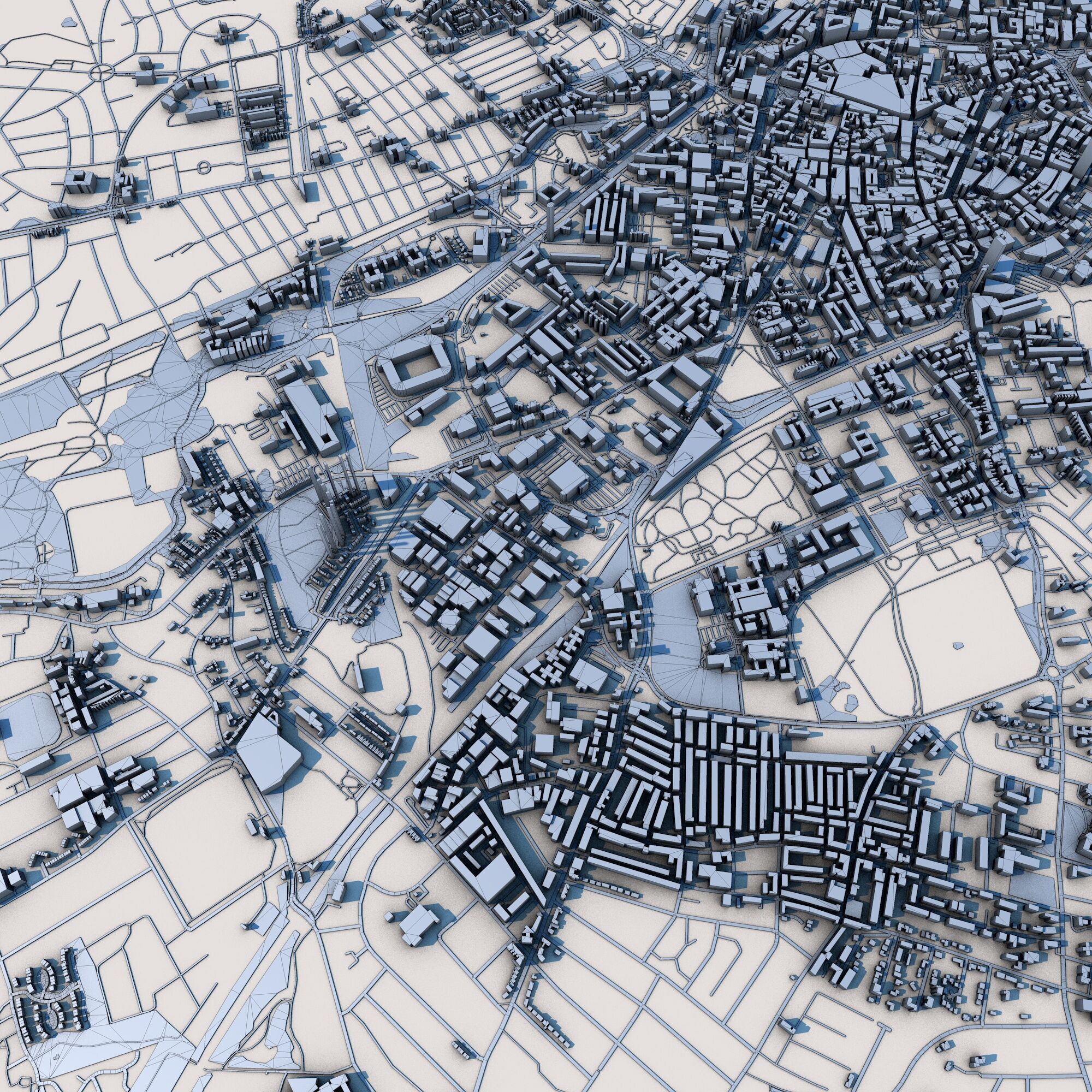 Leicester City United Kingdom 3D model_10