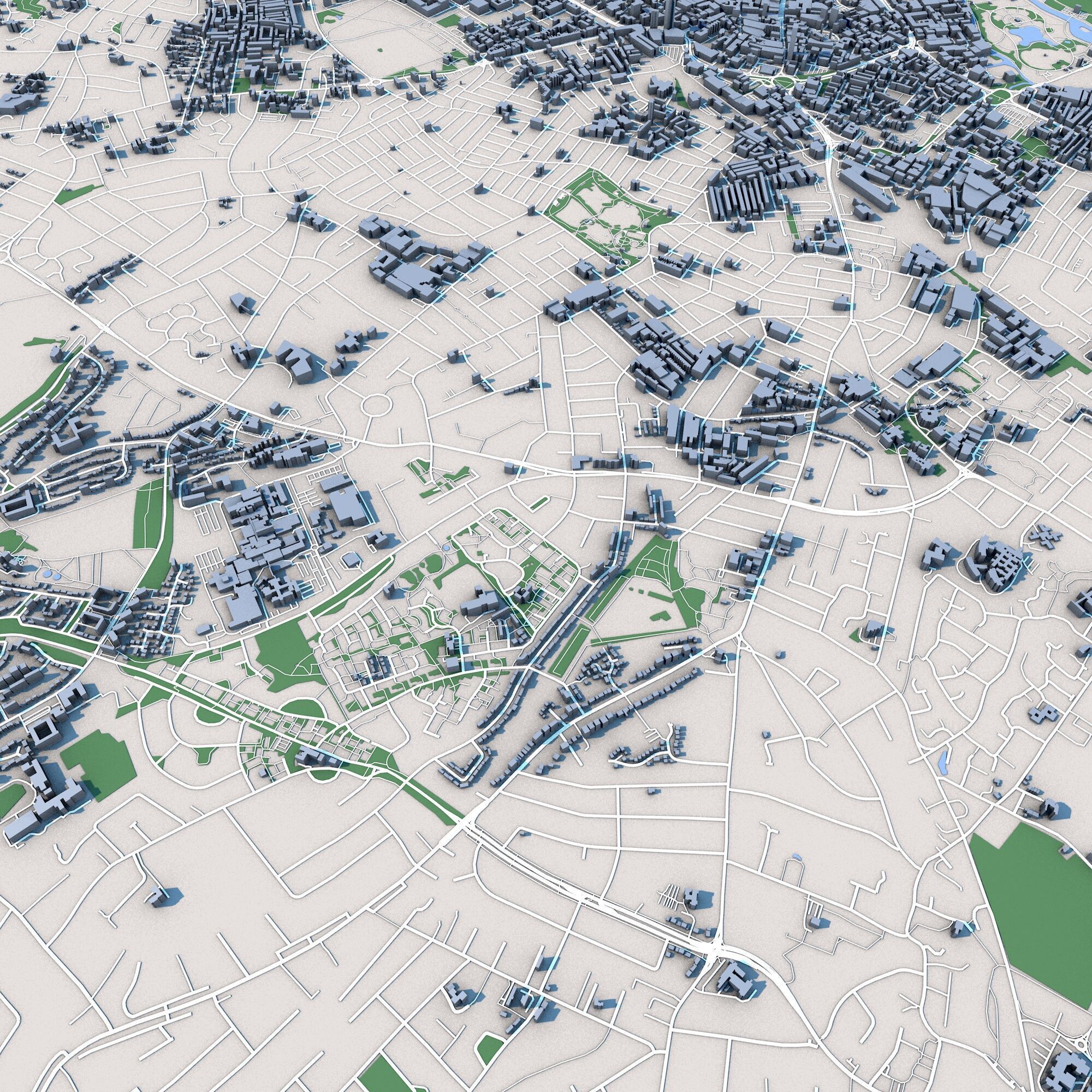 Leicester City United Kingdom 3D model_6