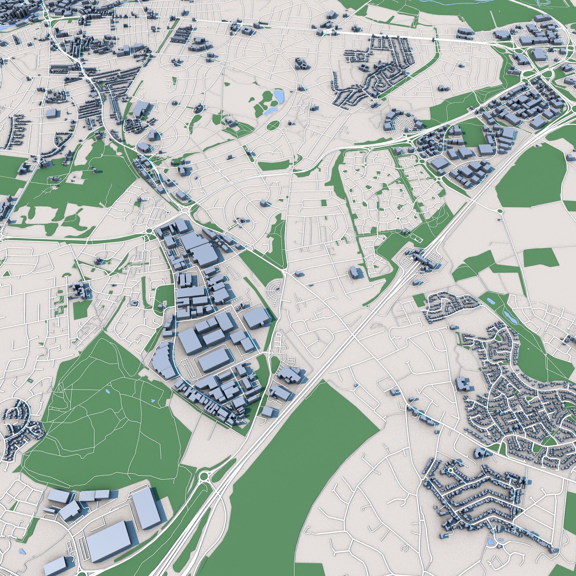 Leicester City United Kingdom 3D model_9