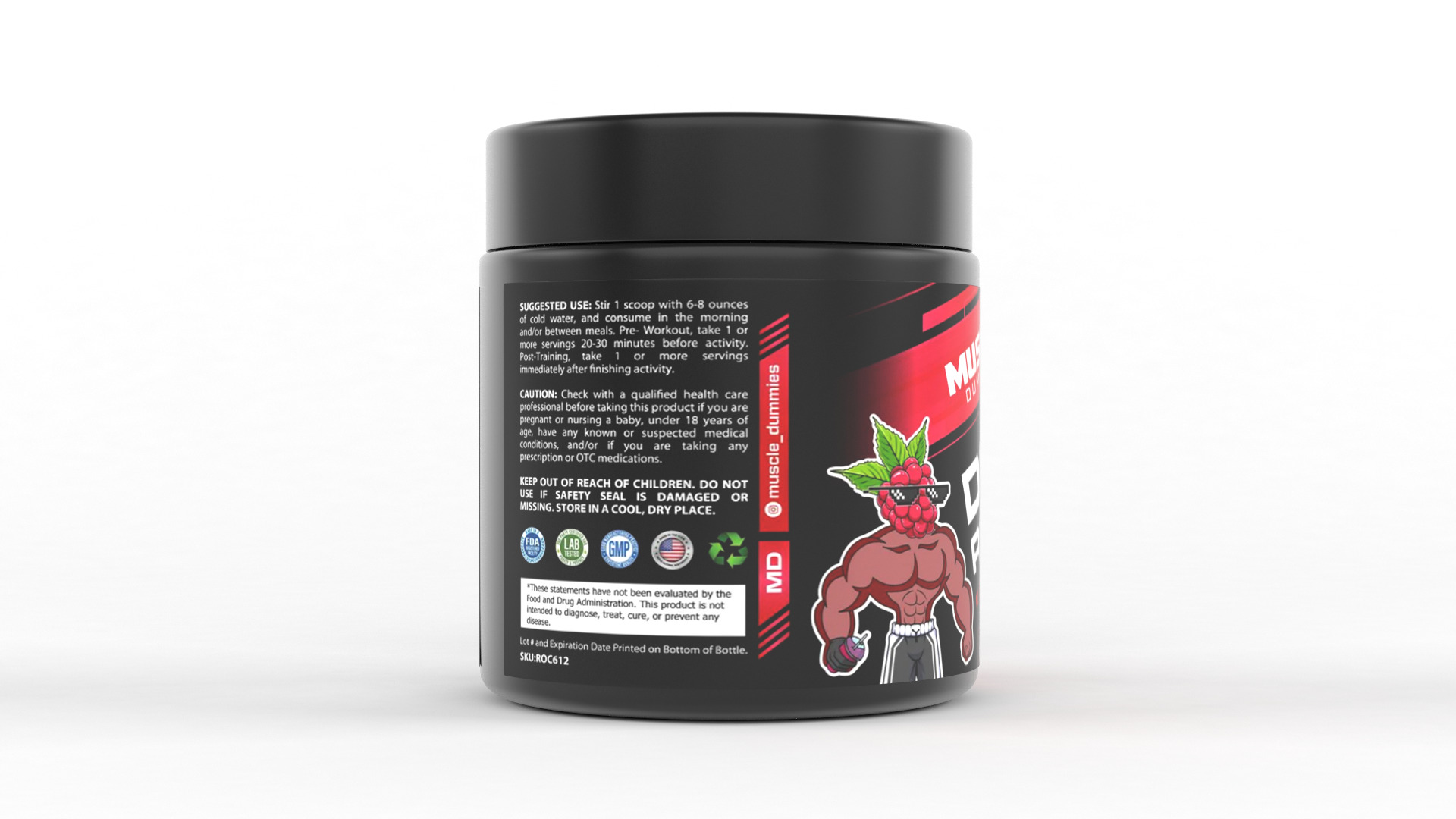 Protein Powder 3D model_2