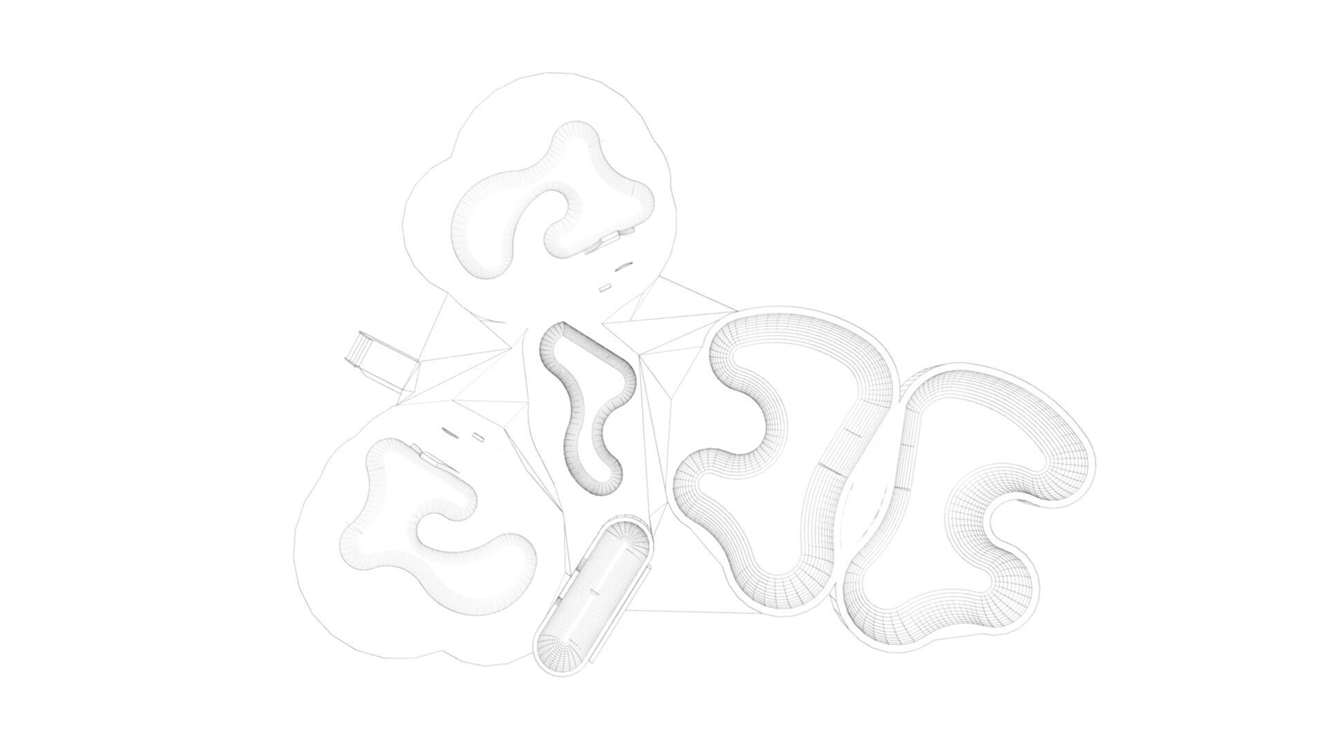 Skatepark-Skate Park PACK 3D model_12