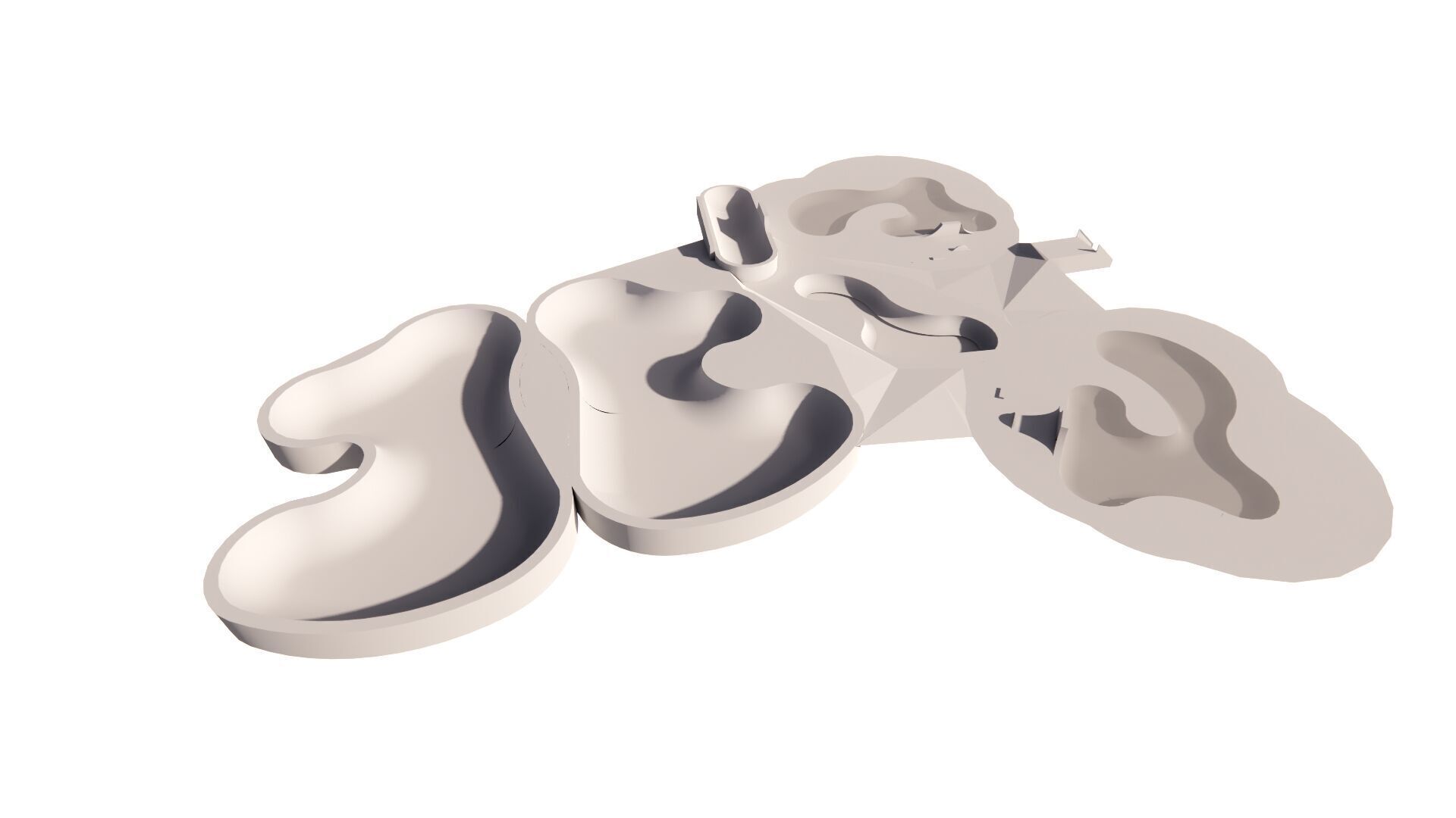 Skatepark-Skate Park PACK 3D model_6