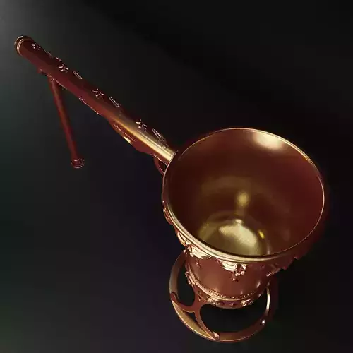 golden cup bible stylized