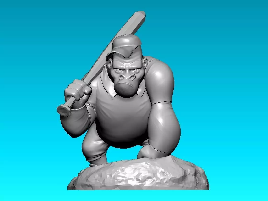 King kong baseball model - 3D print 3D print model