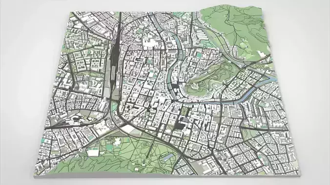 Cityscape Ljubljana Slovenia