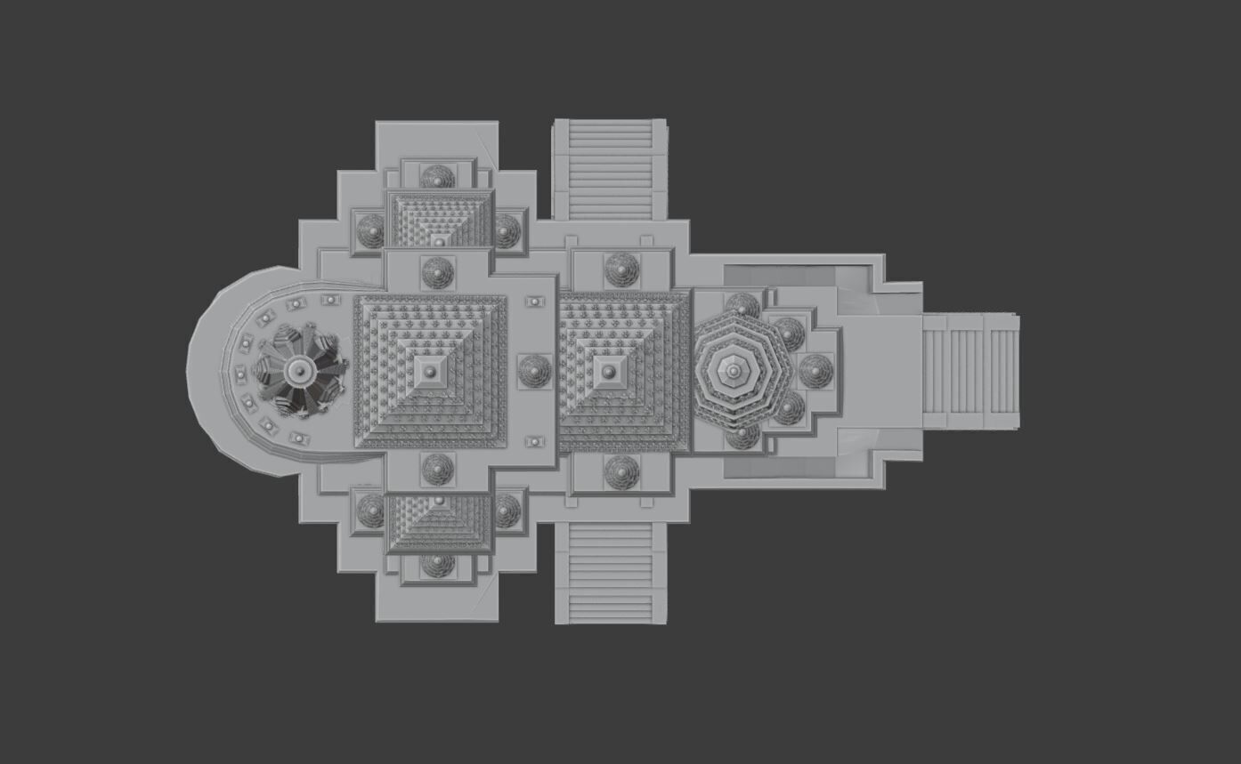 Ram Mandir 3D Model Intricate Temple Design Free 3D print model_2