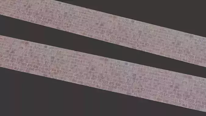 Brick Wall Strip Scan