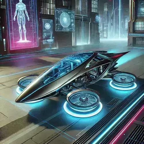 Neo Glide Hover Racer 3D model