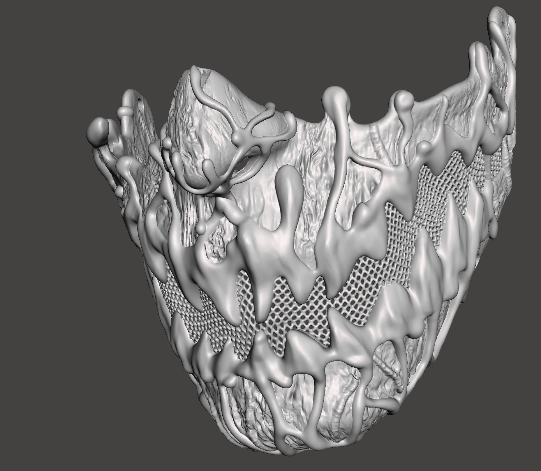 Mascara STL 3D print model 3D print model_2