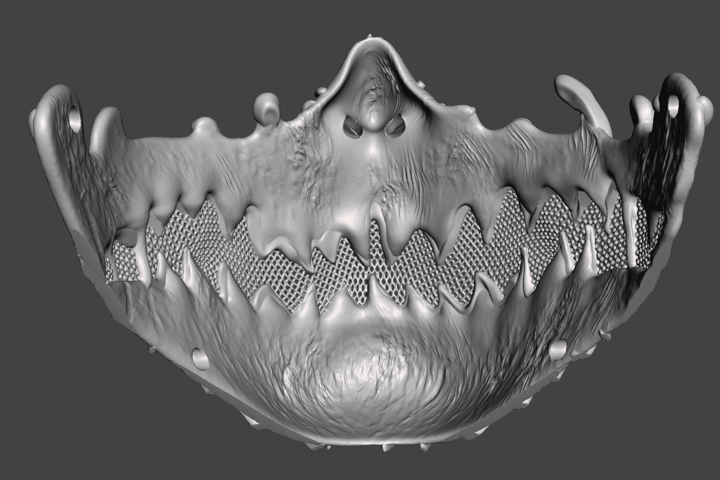 Mascara STL 3D print model 3D print model_3