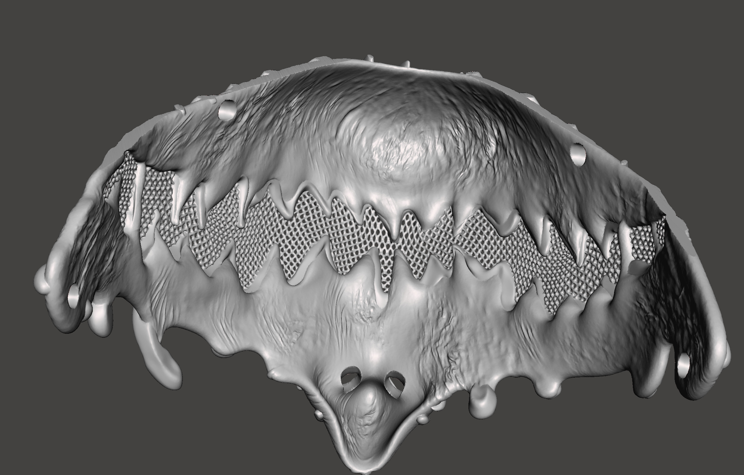 Mascara STL 3D print model 3D print model_4