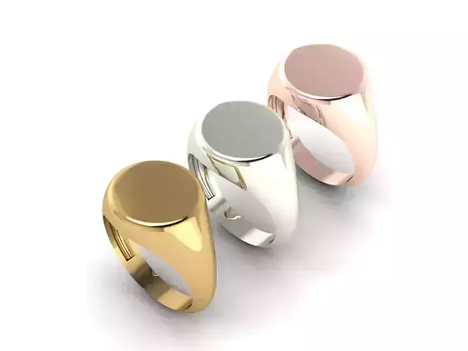 Simple ring 3D print model