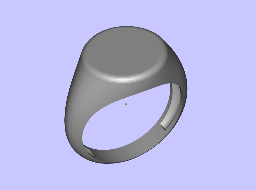 Simple ring 3D print model_1