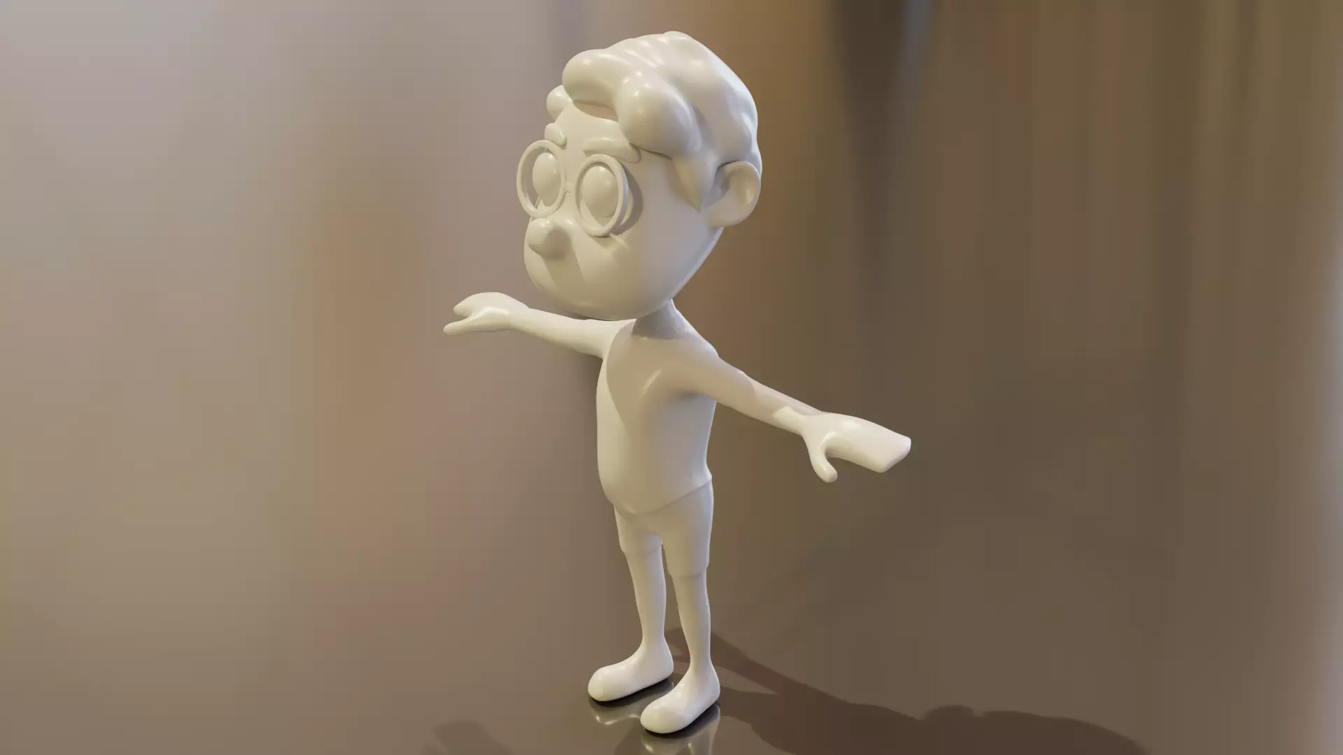 Cartoon Character Model 3D print model