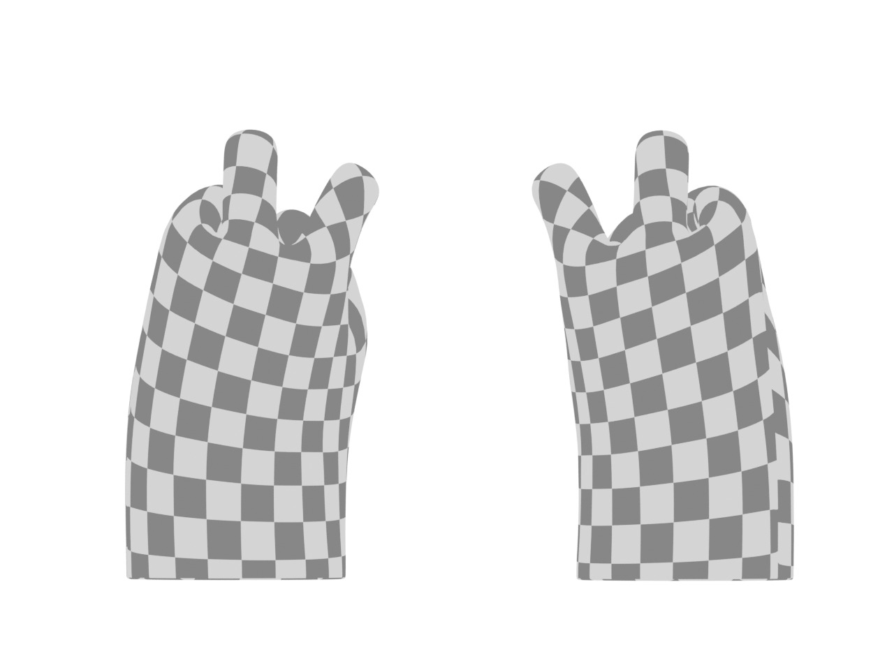 Cartoon Hands Illustration Icon Pack 3D Model Collection_26