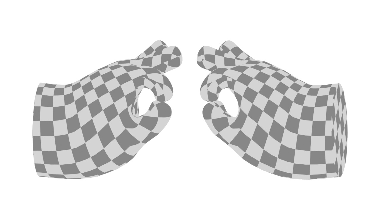 Cartoon Hands Illustration Icon Pack 3D Model Collection_12