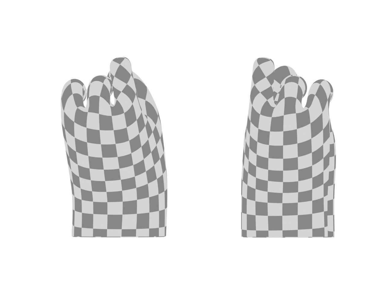 Cartoon Hands Illustration Icon Pack 3D Model Collection_9