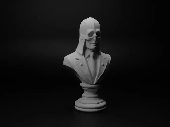 Shadow Man Bust Chess