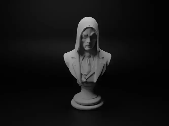 Shadow Man Bust Chess