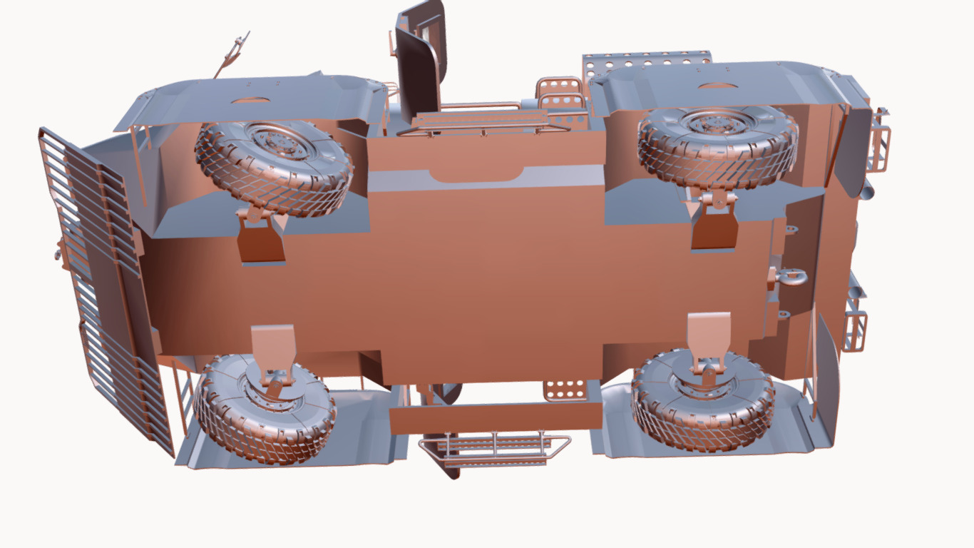 CONCEITO KAWE 4X4 BOPE Low-poly 3D model_22