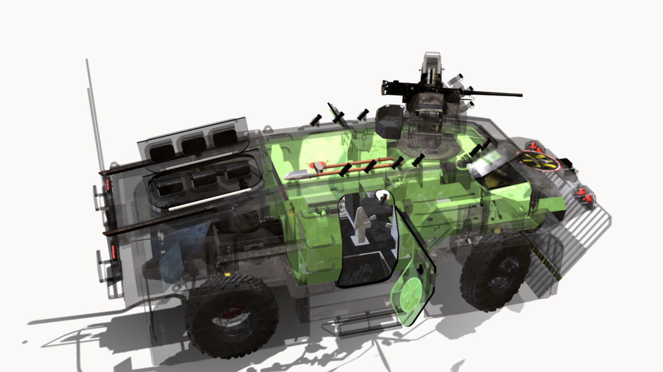 CONCEITO KAWE 4X4 BOPE Low-poly 3D model_13