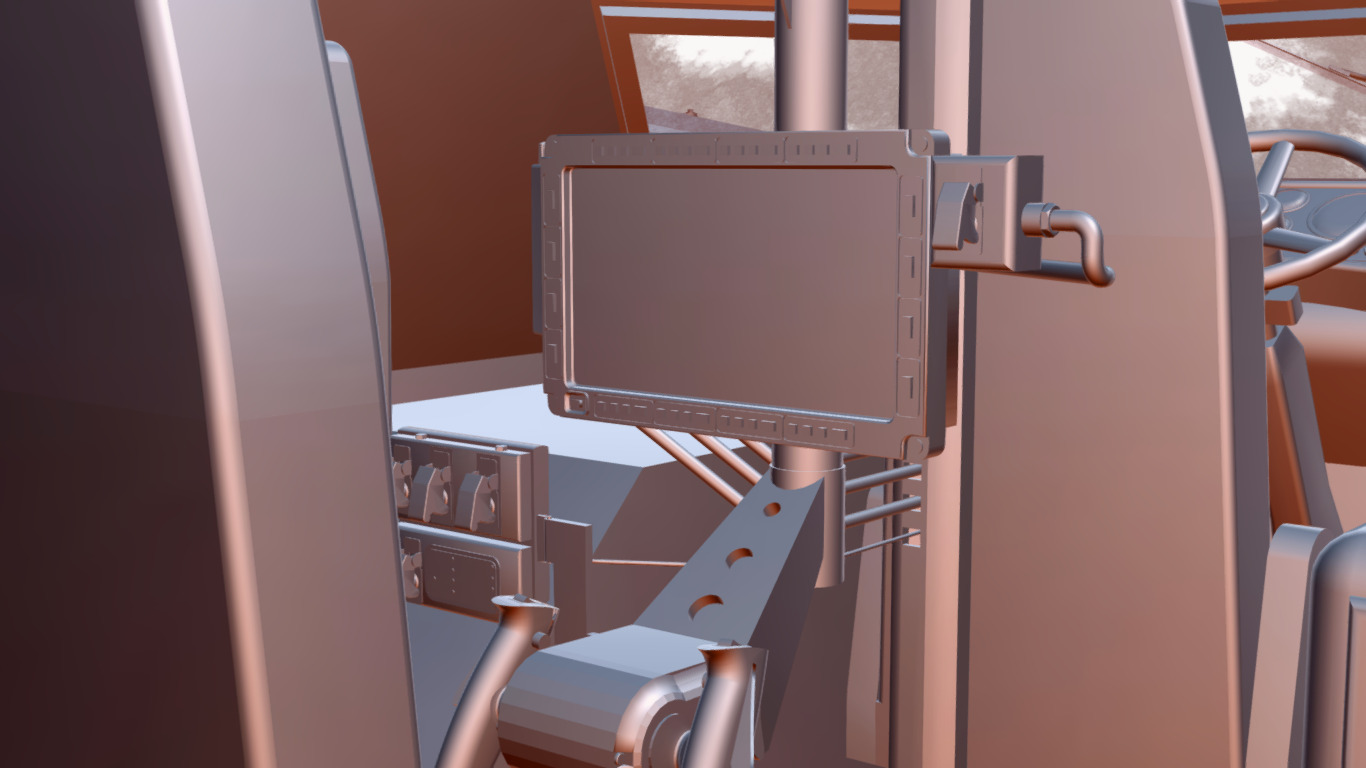 CONCEITO KAWE 4X4 BOPE Low-poly 3D model_24