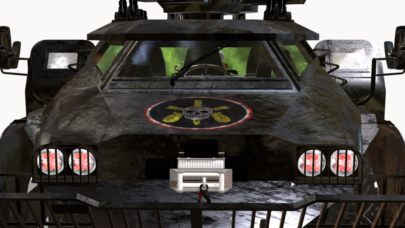 CONCEITO KAWE 4X4 BOPE Low-poly 3D model_3