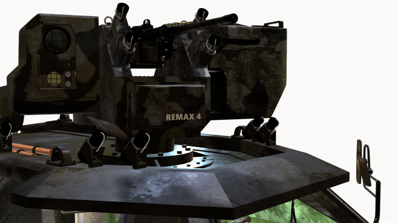 CONCEITO KAWE 4X4 BOPE Low-poly 3D model_6