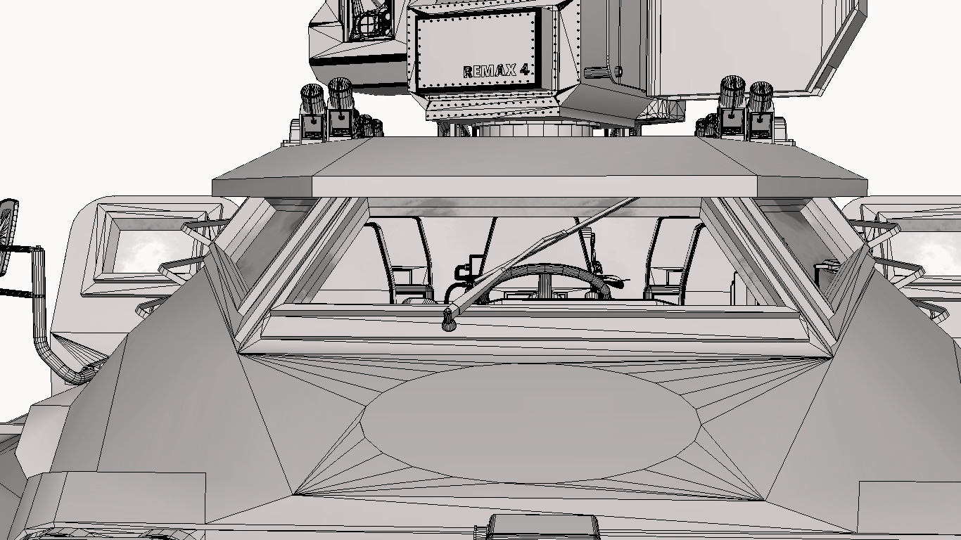 CONCEITO KAWE 4X4 BOPE Low-poly 3D model_30