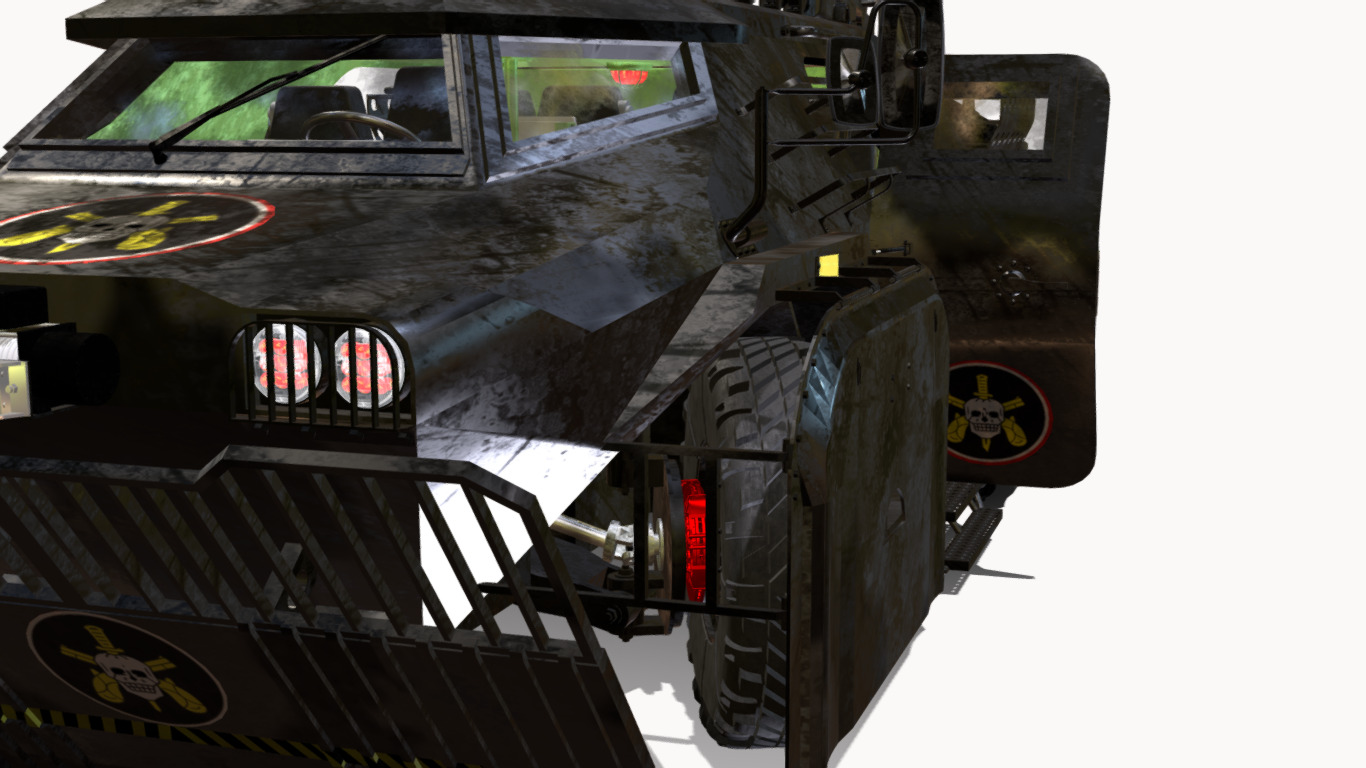 CONCEITO KAWE 4X4 BOPE Low-poly 3D model_5