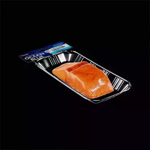 Hot Smoked Salmon 3D model