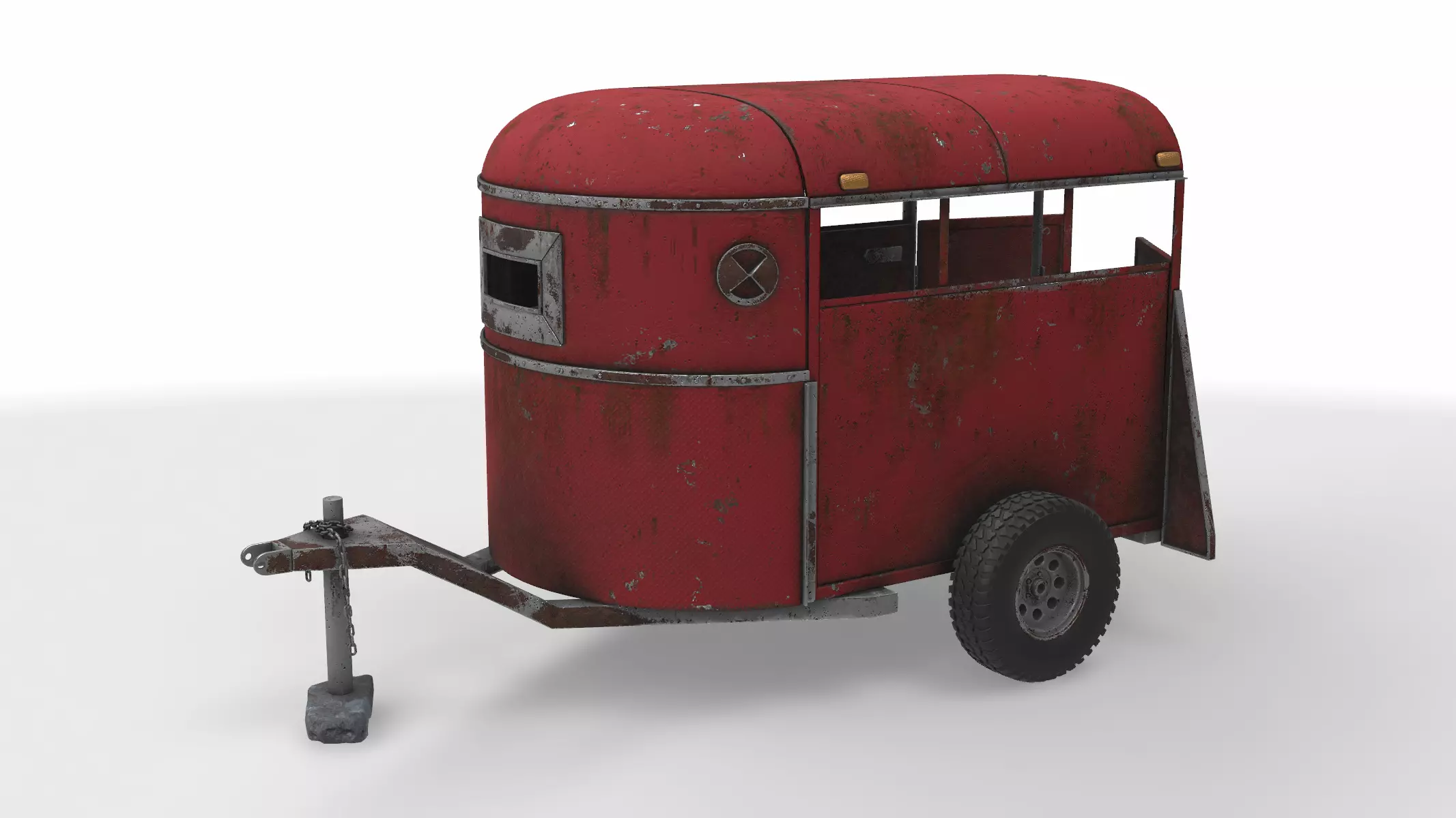 livestock trailer 3D model