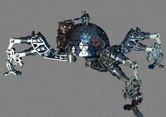 Quadripod robot 3D model