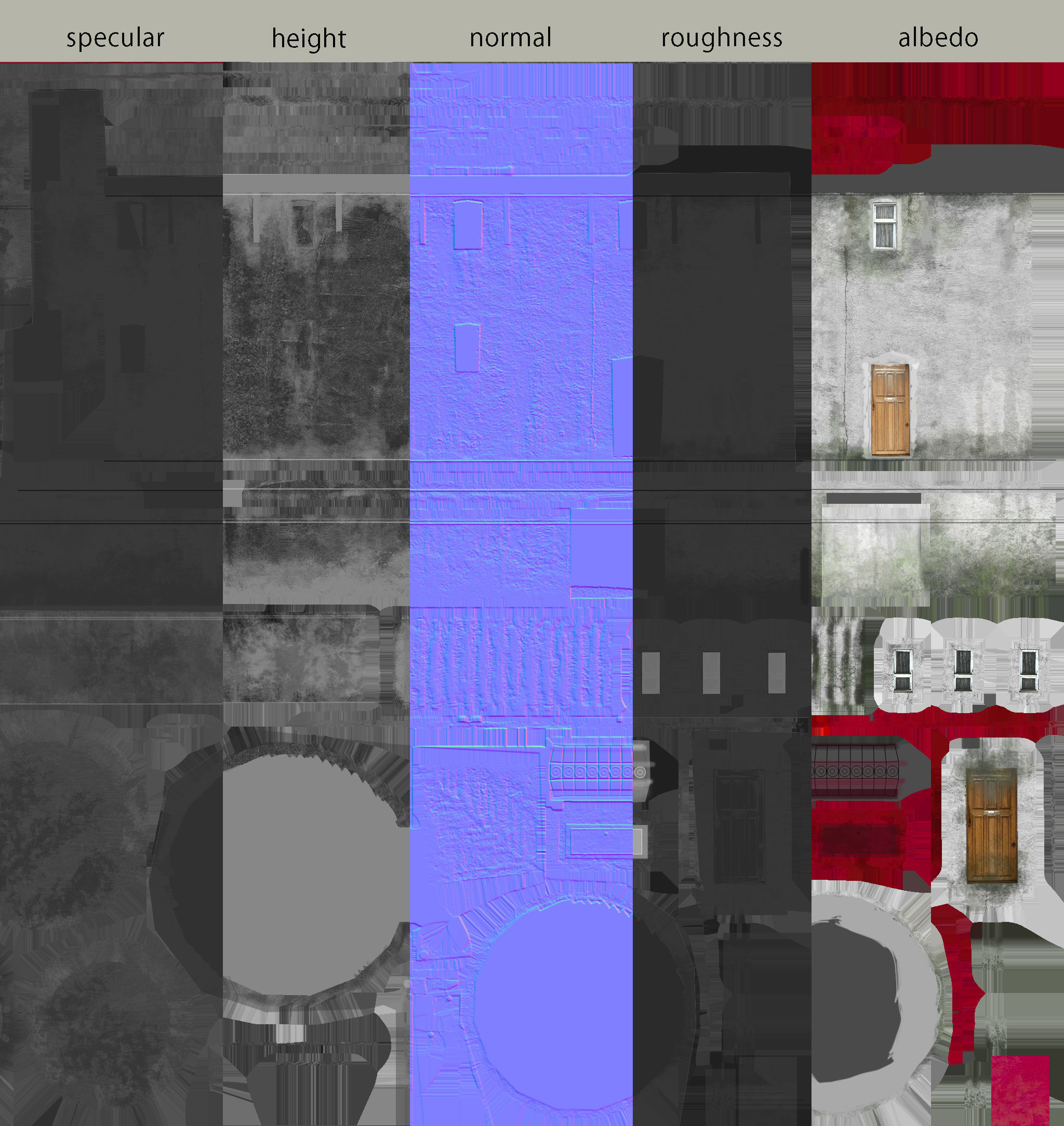 Lighthouse low-poly with LODs and PBR textures Low-poly 3D model_7